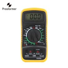 Prostormer AC/DC Digital Multimeter Electric Handheld Tester Meter Auto Range Digital Voltmeter Ohmmeter Backlight Multimeter Prostormer AC/DC Digital Multimeter Electric Handheld Tester Meter Auto Range Digital Voltmeter Ohmmeter Backlight Multimeter