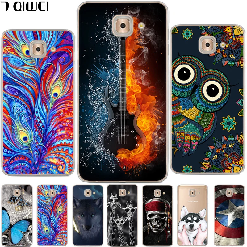 

For Samsung Galaxy J7 Max Case Silicone Cute Cartoon Phone Cases For Funda Samsung J7 Max Case Soft TPU Back Cover J7Max Coque