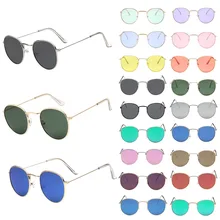 Горячая поляризационные солнцезащитные очки женские/мужские брендовые дизайнерские круглые очки Зеркало для женщин солнцезащитные очки для вождения Oculos De Sol Gafas