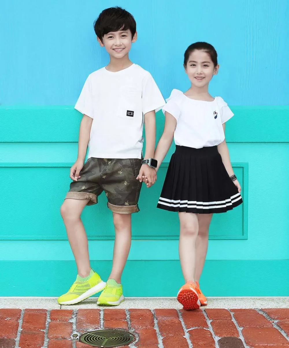 Xiaomi модные детские сетчатые кроссовки, дышащие, медленным ударом, летняя повседневная легкая обувь для детей