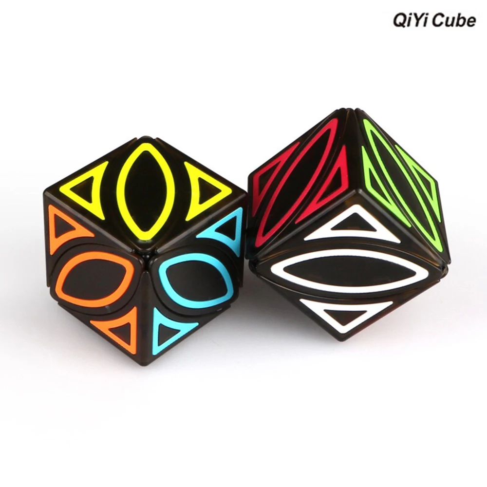 Новое поступление Qiyi головоломка Ivy Cube твист кубики Развивающие игрушки для детей в форме листа в форме линии головоломки странные-shape форме, благодаря чему создается ощущение невесомости с магическим кубом, косой куб