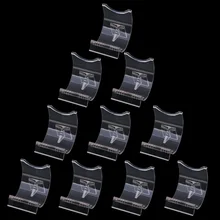 Шт. 10 шт. Зажигалка Дисплей Стенд ясно акриловая подставка держатель для зажигалки