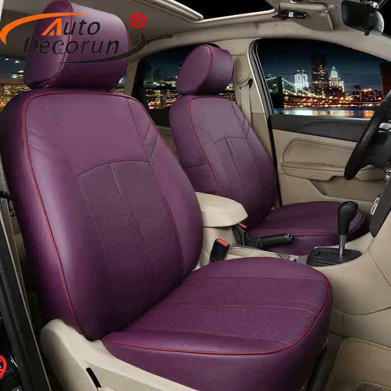 Autodecorun Custom Fit Leather Cover Seat For Toyota Estima