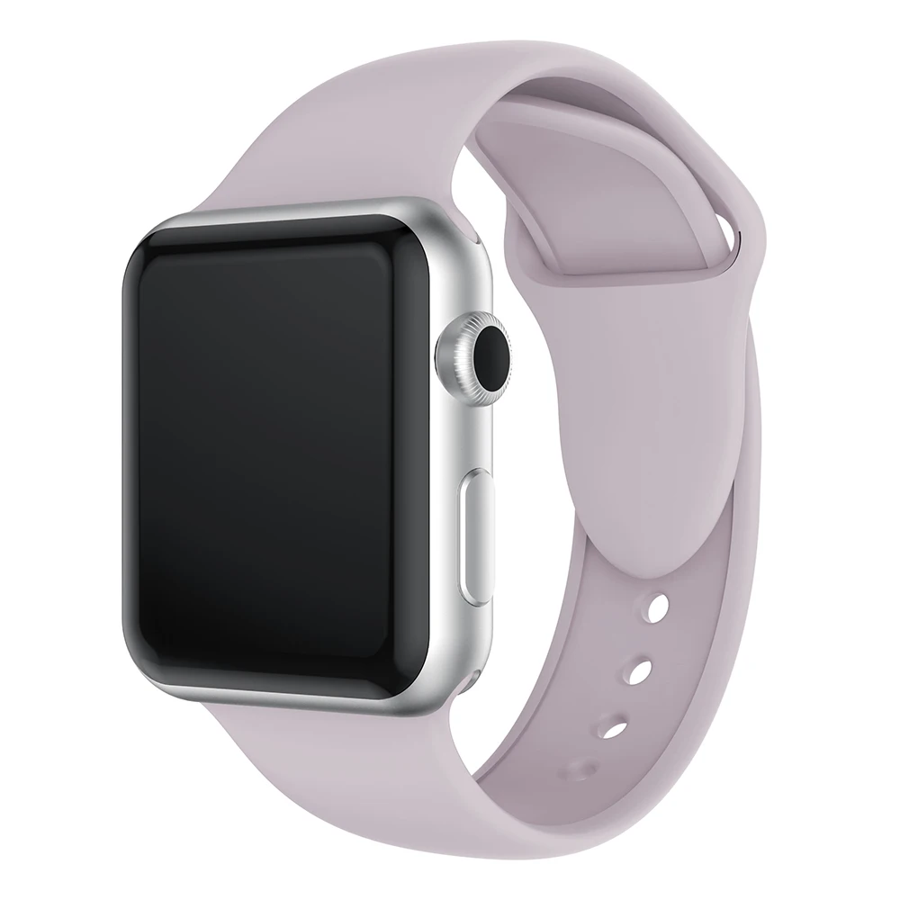 Силиконовый спортивный ремешок для Apple Watch band 5 38 мм 42 мм iWatch 4 band 44 мм 40 мм ремень браслет correa Apple watch 5 4 3 2 1 Аксессуары