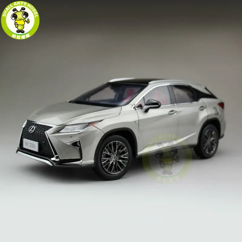 Модель автомобиля 1/18 RX 200T RX200T литая модель внедорожника цвет серебряный|1/18