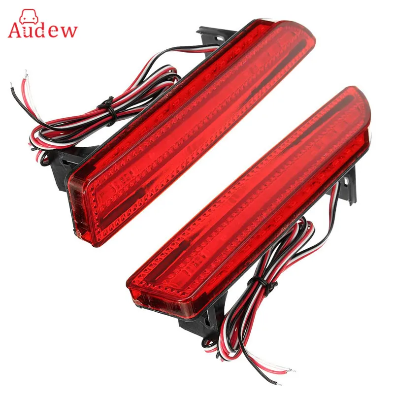 2 Pcs Pair Tail Rear Bumper Light LED ReflectorStop Brake Fog font b Lamp b font