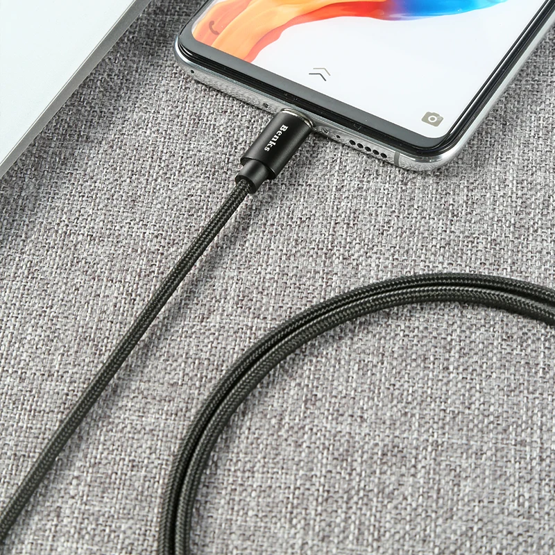 Benks D21 Magnetic Cable For iPhone 8Pin Fast Charging Data Cable USB Type C Micro USB Magnet Charger Cables For Android Phone