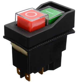 

240V Electric On Off Switch 5-pin Socket For Minimix 140 150 Cement Concrete Mixers Replacement Electrical Red Green Switch