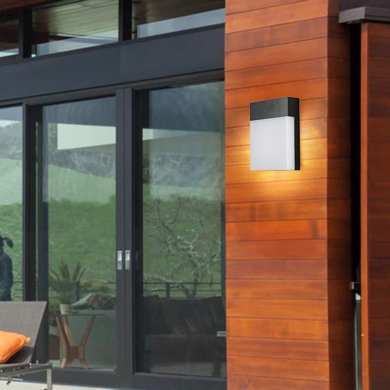 15W Outdoor Wall Lamp Waterproof LED Garden Lamp Aisle Corridor Outdoor Balcony Porch Light AC110V 220V Courtyard Terrace Lamp