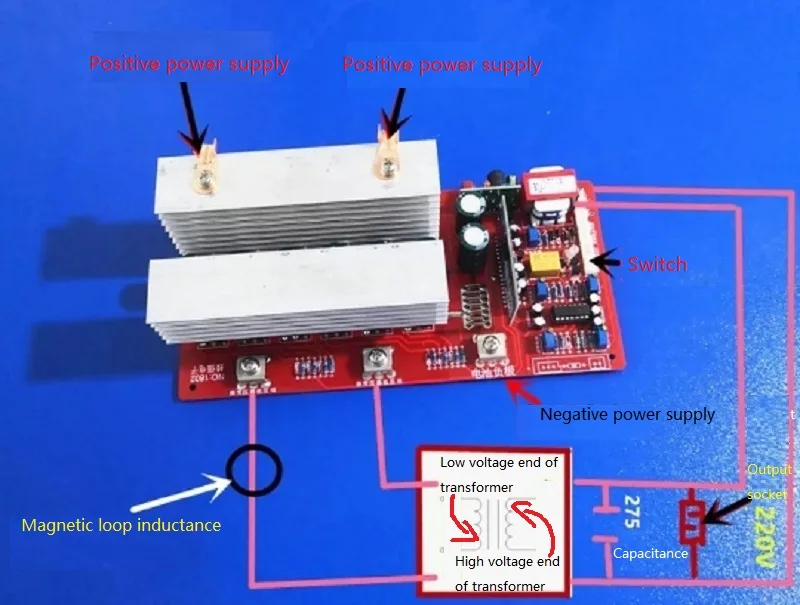 12V1000W 24V2000W 36V3000W 48V3500W 60V4000W чистые синусоидальные колебания высокой мощности промышленный преобразователь частоты драйвер материнской платы доска