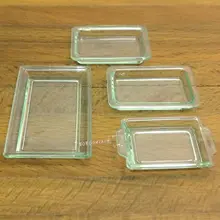 Кукольный домик миниатюра 1:12 игрушка 4 шт. Пластик светло-голубой лотки Length4cm SPO451