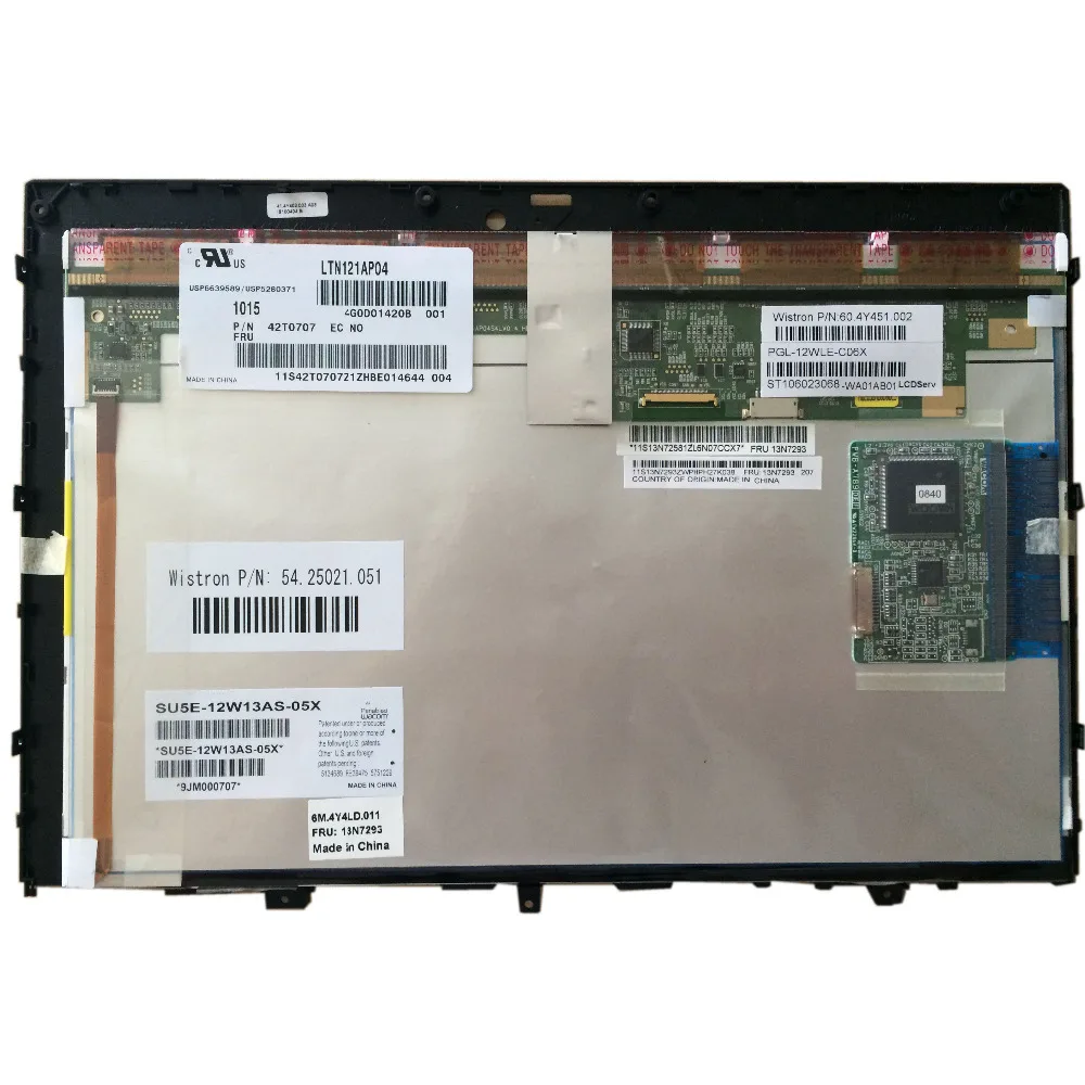 Для планшета IBM X200 X201 сенсорный экран дигитайзер + ЖК-экран в сборе LTN121AP04 |
