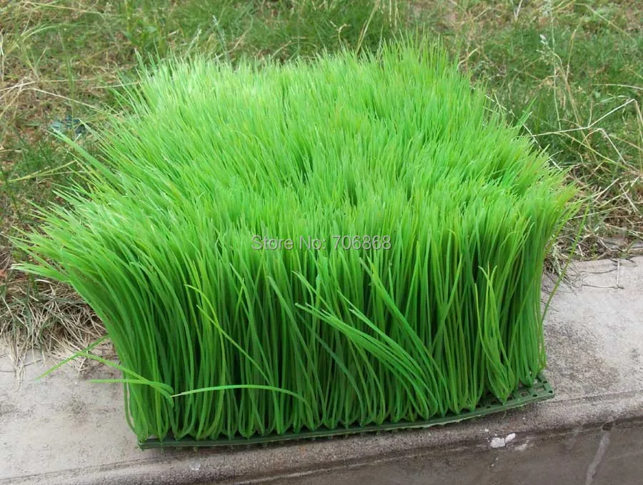 2" искусственная трава шары растений дома висит украшения пакет 2
