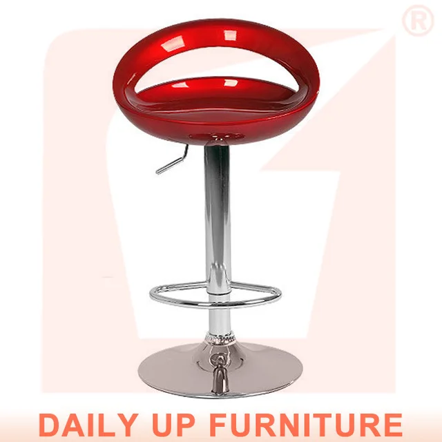 New Kitchen High Chair Chrome Base Abs Bar Stool With Footrest New Kitchen High Chair Chrome Base Abs Bar Stool With Footrest Cafeteria Living Room