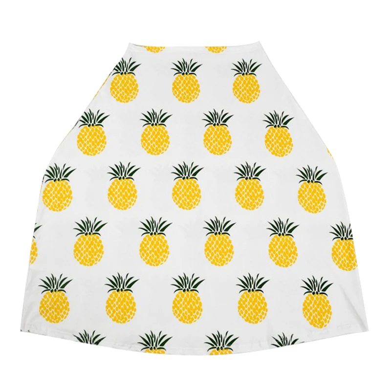 Mum Nursing Cover Scarf for Breastfeeding Friut Pineapple Baby Car Seat Canopy Shopping Cart Cover for Babies Multifunction Cape Mum Nursing Cover Scarf for Breastfeeding Friut Pineapple Baby Car Seat Canopy Shopping Cart Cover for Babies Multifunction Cape