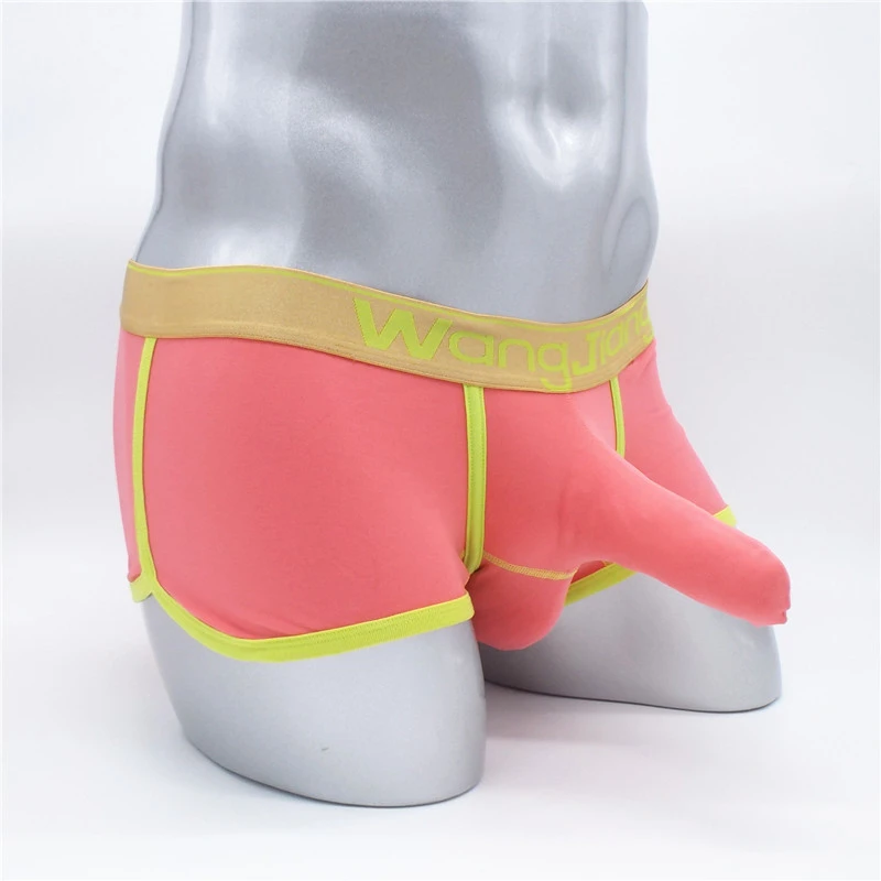 2017 Nieuwe Hoogwaardige Heren Sexy Grappige Boxershorts Mannen Peniskoker Pouch Bulge Ondergoed Extended Penis Handschoen Ondergoed Brand Underwear Th Underwearunderwear Brand Aliexpress