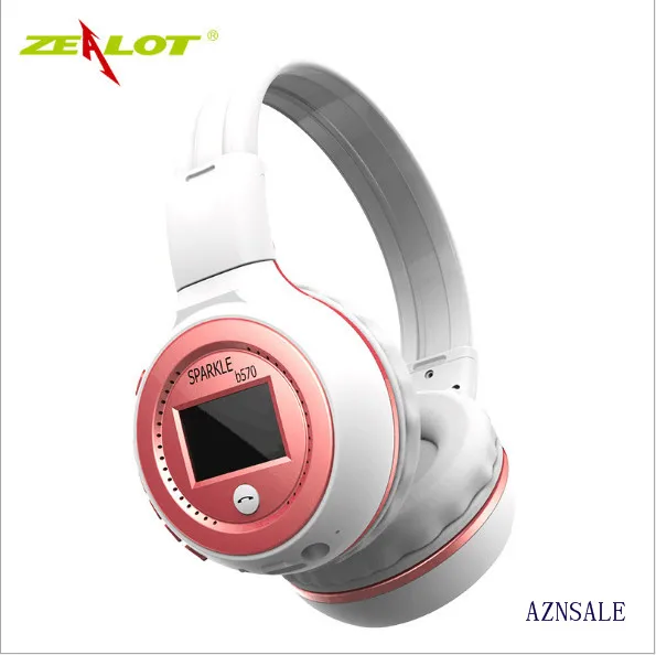 

ZEALOT B570 HiFi Stereo Bluetooth Headphone Wireless Headset With Microphone FM Radio Micro SD Card Play