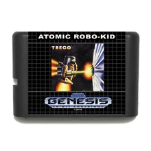 Atomic Robo-Kid 16 бит MD игровая карта для sega Mega Drive для Genesis
