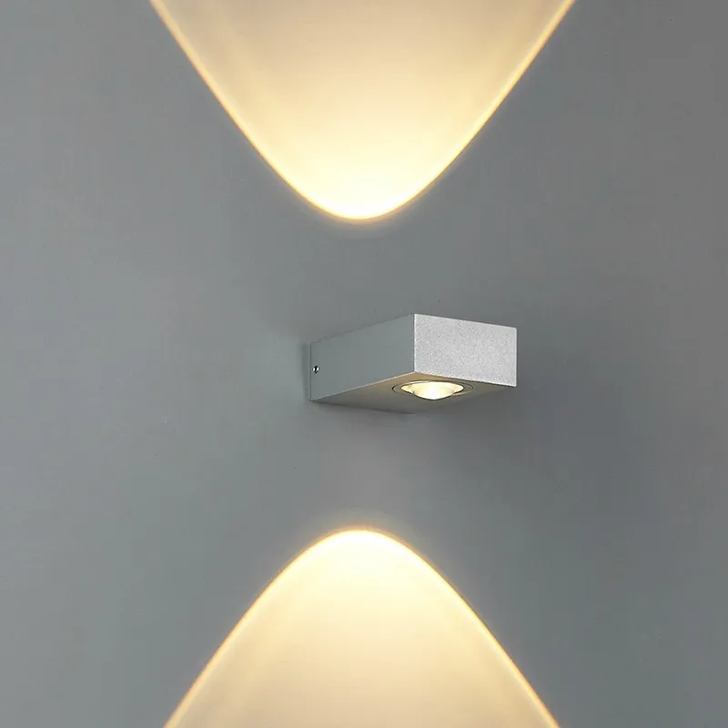 Us 21 89 27 Off Up And Down Side Lighting 6w Led Wall Lamp Modern Compact Size Two Ways Waterproof Outdoor Lights Sconce In