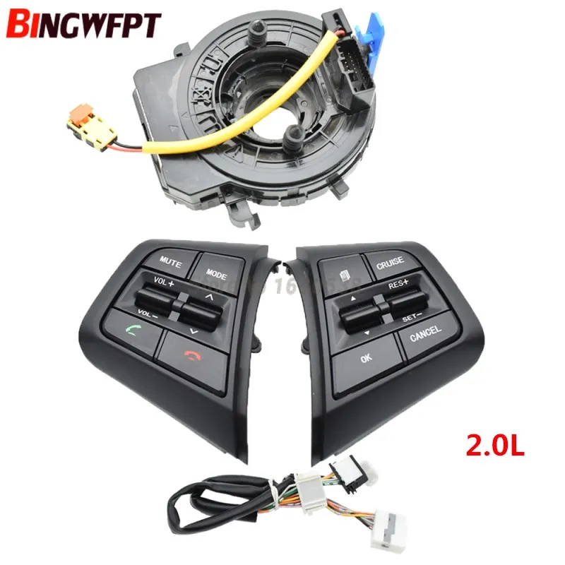 

Good quality Steering Wheel Control Buttons Remote Cruise Control Bluetooth Button with Wire For Hyundai ix25 (creta) 1.6L /2.0L