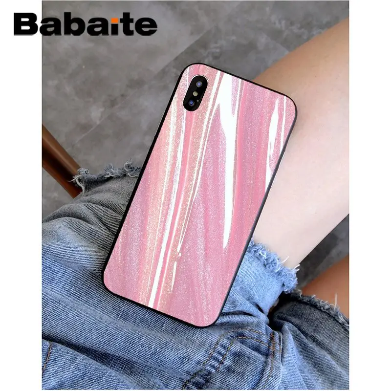 Babaite باستيل معدني TPU لينة سيليكون أسود جراب هاتف ل أبل فون 8 7 6 6 S زائد X XS ماكس 5 5 S SE XR الهواتف المحمولة Babaite باستيل معدني TPU لينة سيليكون أسود جراب هاتف ل أبل فون 8 7 6 6 S زائد X XS ماكس 5 5 S SE XR الهواتف المحمولة