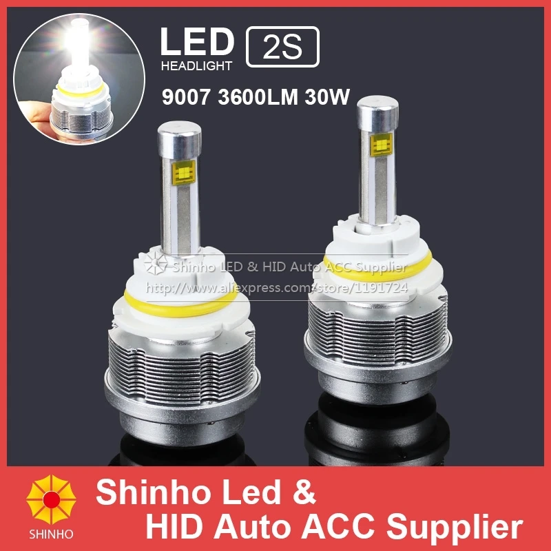 

30W 3600lm Car LED Headlight 9007 LED Bulb H1 H3 H7 H11 H8  9005 HB3 9006 HB4 9004 H4 H4-3 H13 LED Head Lights 3000K 6000K 8000k