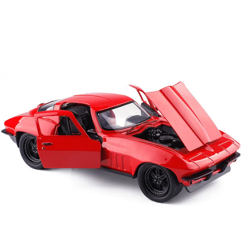 Горячая Распродажа 1:24 Chevrolet Corvette модель автомобиля из цинкового сплава коллекция