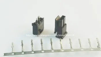 

100 sets Micro-Fit connector 3.0mm 1x2 Pin 2 P Wafer straight TH Plus Receptacle Housing and terminal wire to board connnector