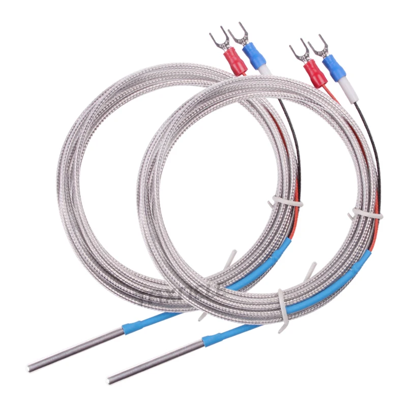 

Probe Type Thermocouple K Temperature Sensor 2m Cable Wire 0~800C for Measuring Boiler Oven Temperature Controller