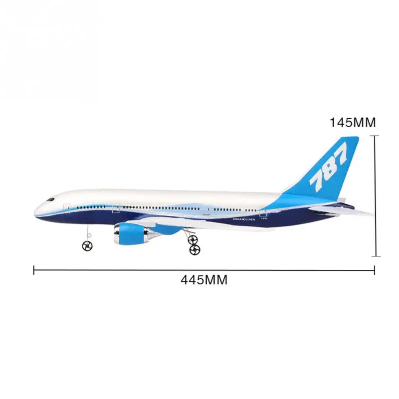 QF008-Boeing, 787, легко управляемые аэромодельные игрушки, 3CH RTF весы, подарок, мини, сделай сам, для начинающих, моделирование размах крыльев, RC самолет, фиксированное крыло