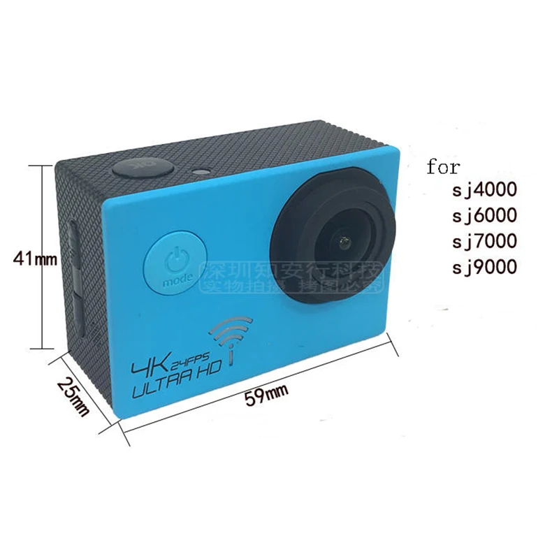 Защитный чехол-клипса с каркасом для SJCAM SJ4000 SJ6000 SJ7000 SJ9000, аксессуары для спортивной камеры