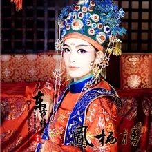 Скидка китайский традиционный свадебный костюм невесты Jin Yu Liang Yuan Ming Dynasty Свадебный Hanfu Женский набор только