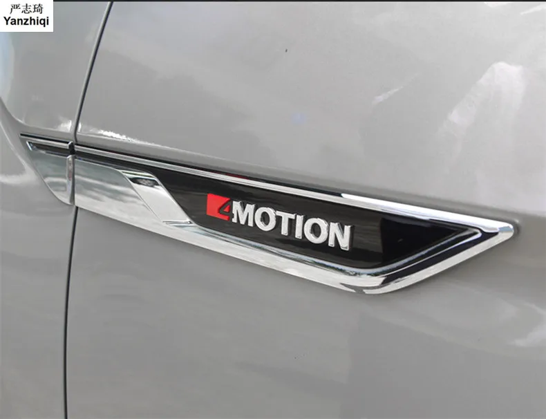 4 движения 4 движения 4X4 боковое крыло значок в виде крыла автомобиля стикер отделка автомобиль Стайлинг для для тvolkswagen VW Atlas Teramont