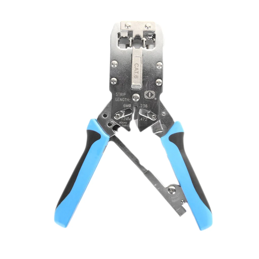 

Internet 8P+6P Crimping Pliers Wire Crimper Crystal Head Cable Alicate Press Plier Ethernet Cutter CAT.6