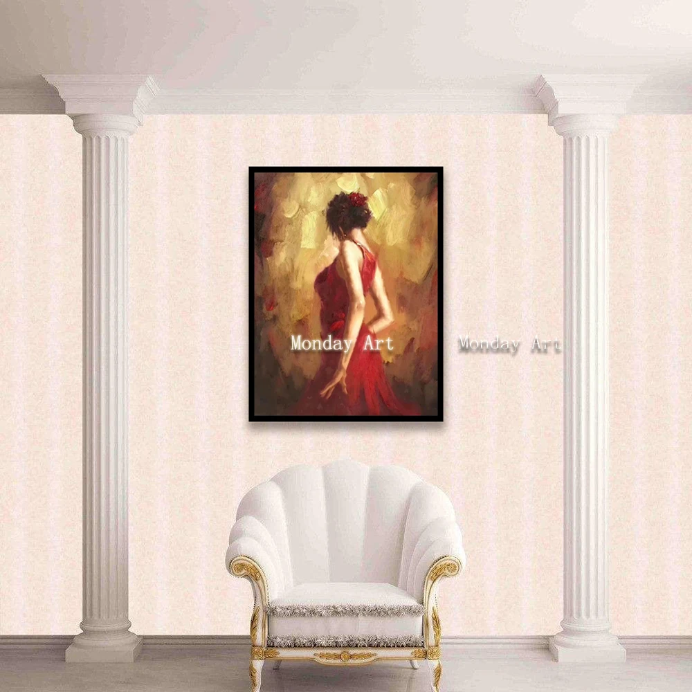 Figure-Paintings-For-Living-Room-Wall-The-pretty-gir-oil-painting-Hand-Painted-Canvas-Art-Poster (3)