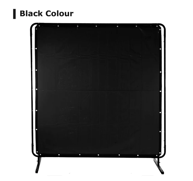 Orange Translucent UV Welding Wall Flame Resistance Fire Retardant 1.74*1.74M Vinyl Transmission UV Welding Curtain Screen 3