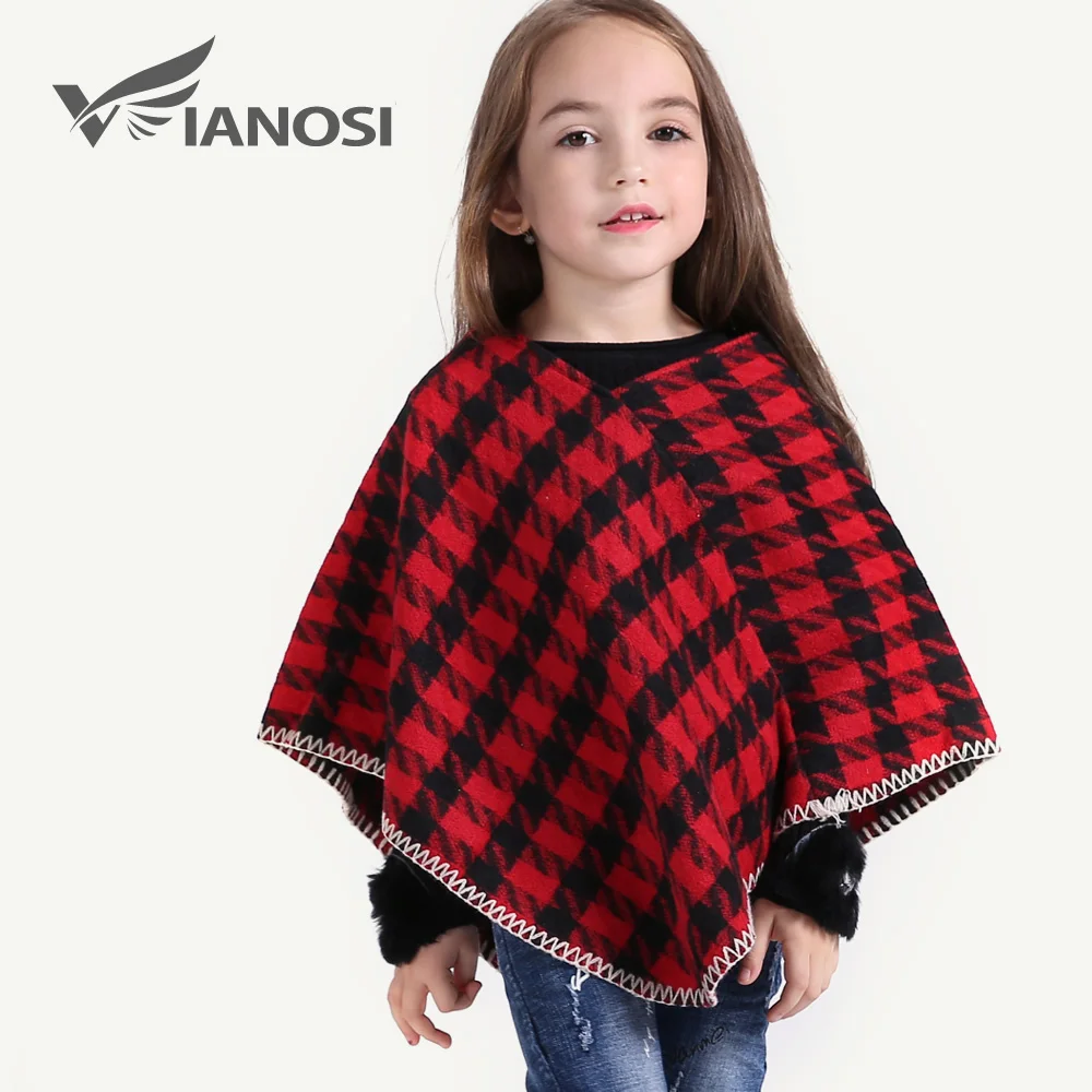 

VIANOSI Fashion Children Shawl Poncho Girl Winter Warm Scarves kids Scarf CH011