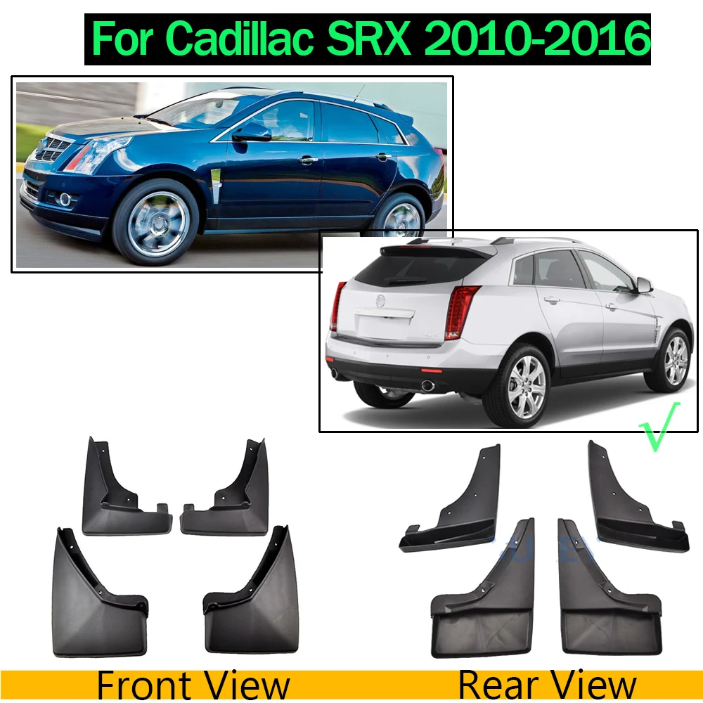 Брызговики для Cadillac XT5 16-19 SRX 10-16 CTS 10-13 Escalade 07-14 GMT900 Брызговики крыло брызговиков протектор - Цвет: For SRX 10-16