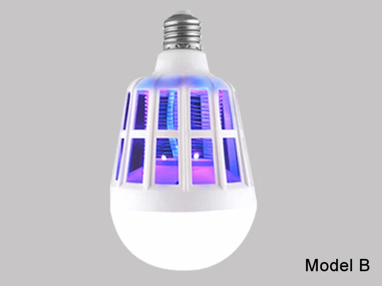 Anti Mosquito Killer Lamps LED Bulb E27 110V 220V 15W Muggen Killer Anti Moustique Electrique Trap Lamp Bug Zapper (14)