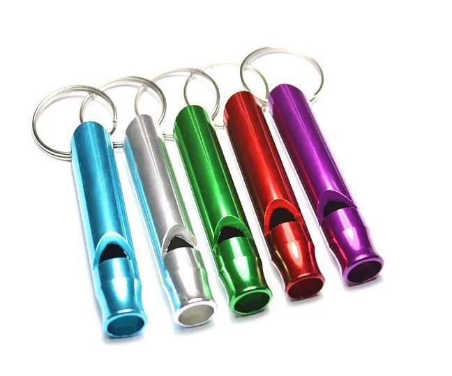 

1Pcs Multifunctional Aluminum Emergency Survival Whistle Keychain For Camping Hiking Outdoor Sport Tools Training whistle