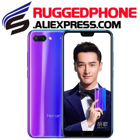Global Version Honor smartphone 5 84  Full Screen Kirin 970 128G NFC Rear 24 0MP 16 0MP 3400mAh battery