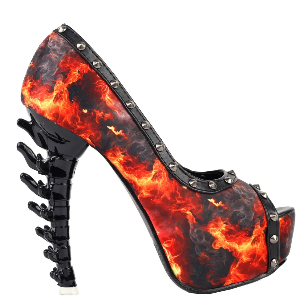 flame high heels