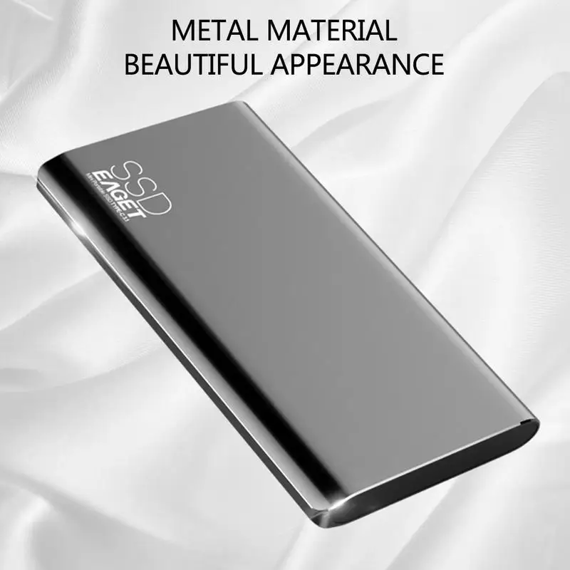

EAGET M1 TYPE-C 128/256GB Type-c USB 3.1 External Hard Disk Portable SSD M1 TYPE-C Mobile Solid State Drive With Data Cable