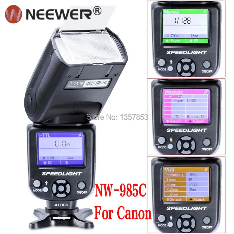 Neewer Nw985 Ettl 4color Tft Screen Display *highspeed Sync* Camera