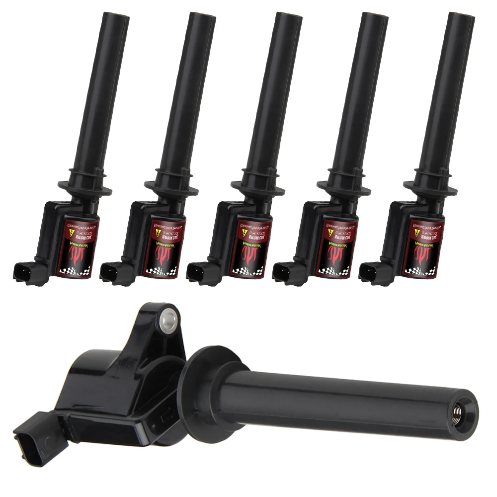 

Set Of 6pcs Ignition Coil Coils for Ford for Mercury for Mariner for Montego 3.0L V6 DG500