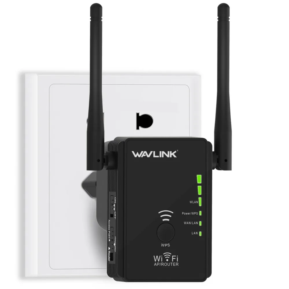 Prix pour Wavlink n300 wifi répéteur/routeur/point d'accès wifi range extender avec 2 antennes externes wps protection ue plug-noir Prix pour Wavlink n300 wifi répéteur/routeur/point d'accès wifi range extender avec 2 antennes externes wps protection ue plug-noir