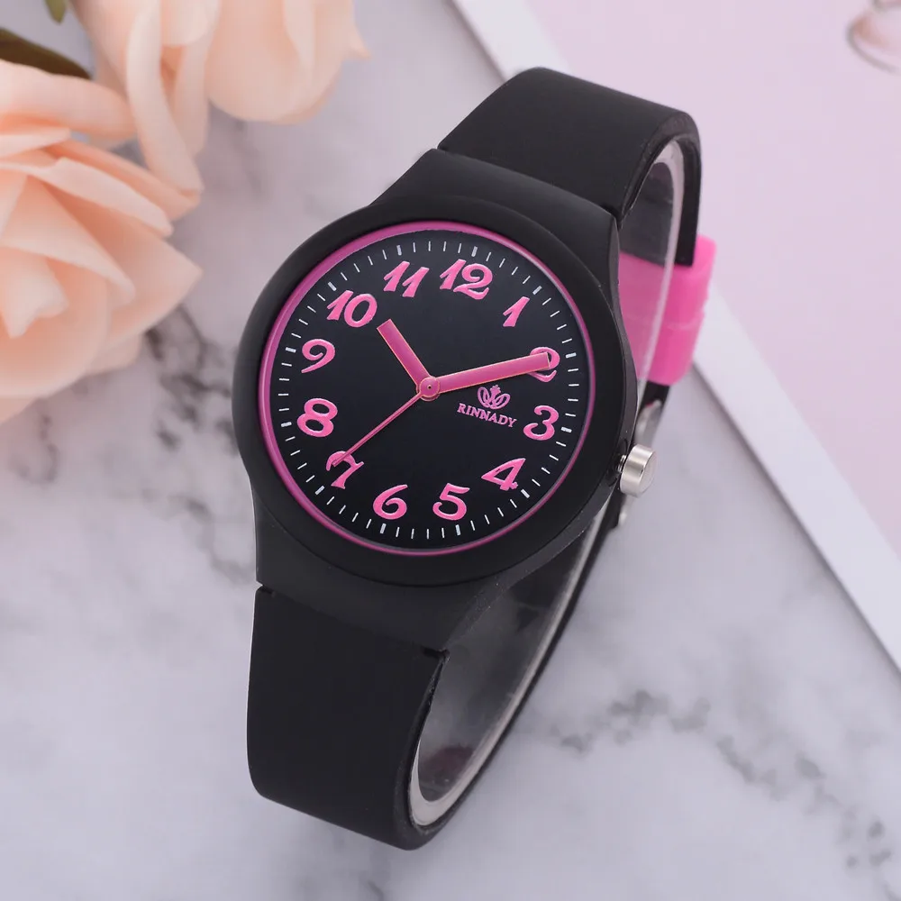 Duobla Лидер продаж силиконовый ремешок модные женские аналоговые кварцевые часы из Сплава Женские повседневные наручные часы 30Q