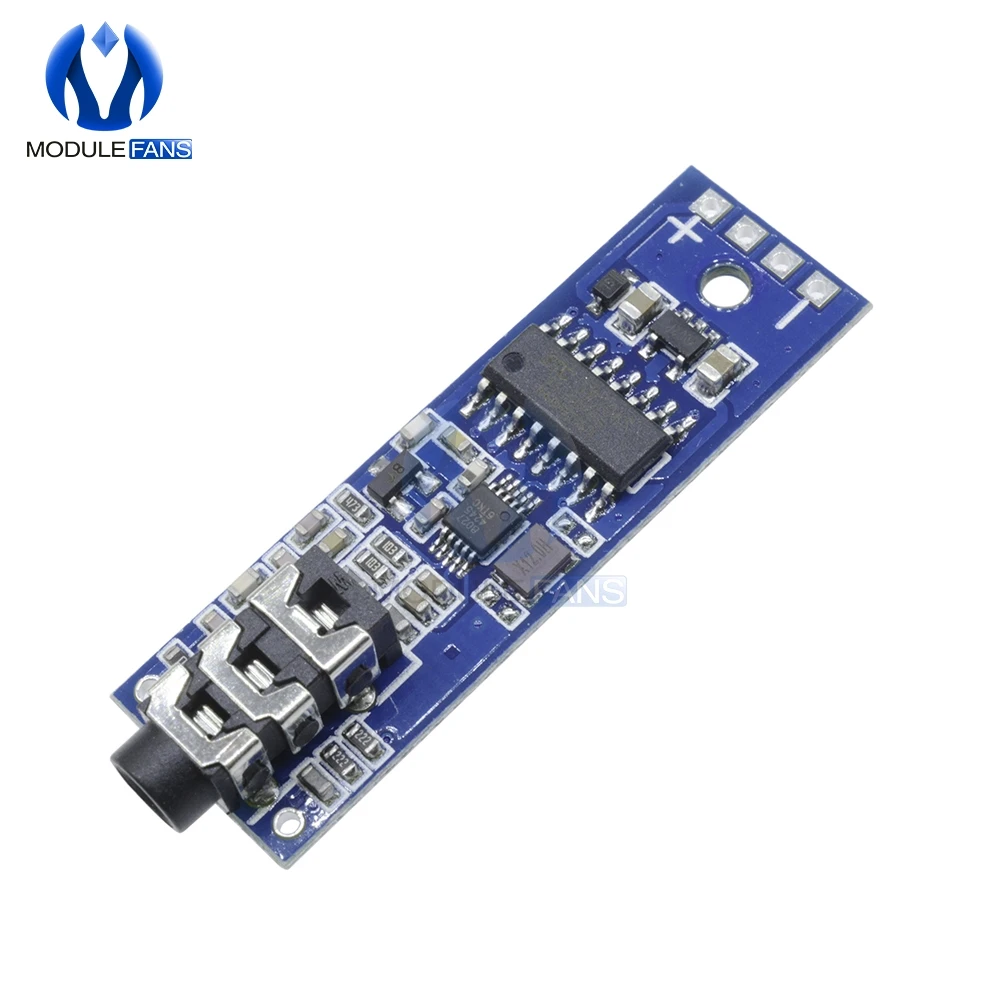 

DC 3V-6V 35MA Stereo FM Transmitter Module Board Phase-locked Loop Digital Wireless Radio MCU
