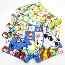 3 шт./лот, детские трусы-боксеры для мальчиков, детские трусы с рисунками из мультфильмов, трусы для мальчика, трусы для От 3 до 11 лет, одежда для маленьких девочек с рисунком собаки