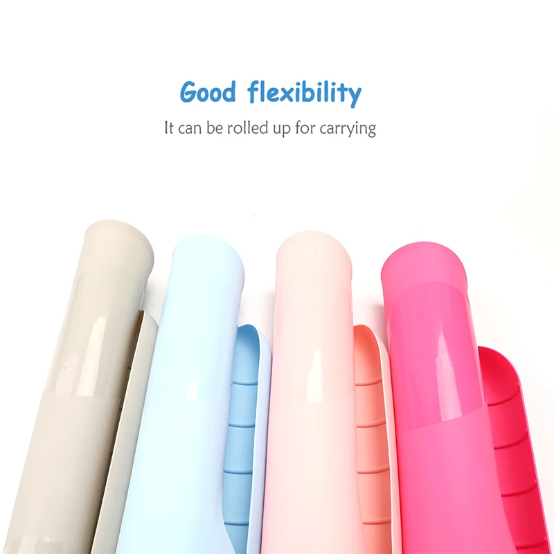 Qshare Baby Silicone Plate Sucker Anti-slip Kids Placemat Waterproof Snack Mat Food Pocket Child Dinner Plate Tableware Set